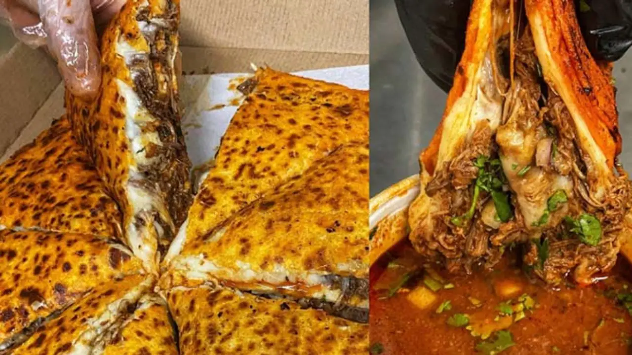 Pizza de birria: El nuevo antojito con el platillo típico de Jalisco